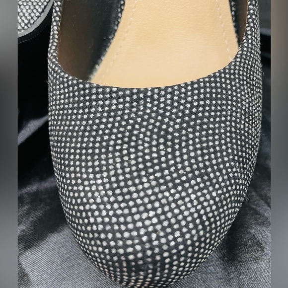 Black Glitter Sparkling Pumps Size 8 - Picture 4 of 7